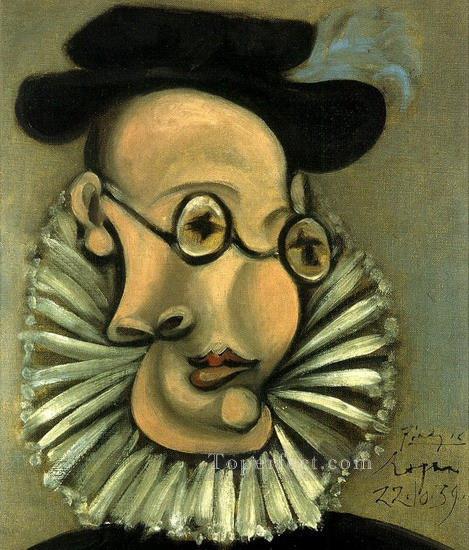 Portrait Jaime Sabartes as a Grand of Spain 1939 cubism Pablo Picasso Oil Paintings